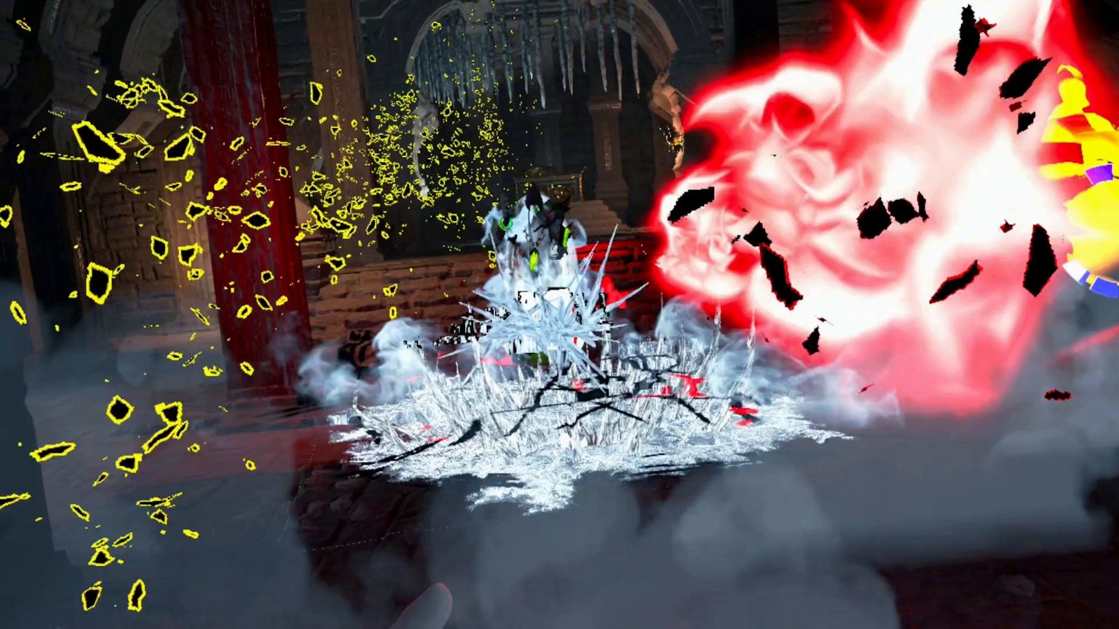 Two spells clash in an online duel